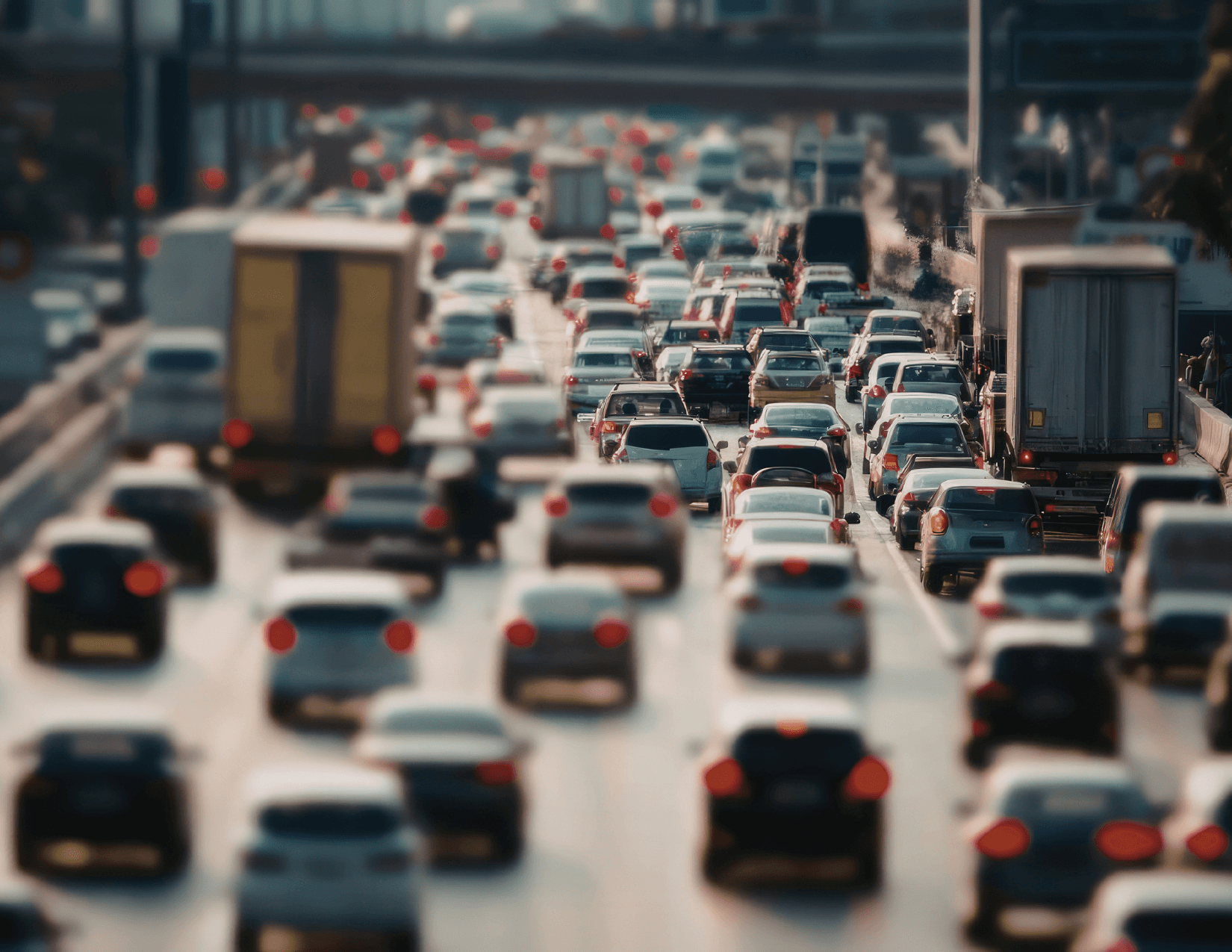 California freeway traffic